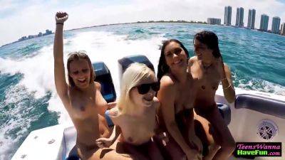 Teens Facialized On Yacht - hclips